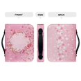 thumbnail image 4 of HELLHERO Cherry Blossom PU Leather Bible Bag, Protective Zippered Bible Cover for Bible Study and Church, Portable Tote for Women and Men, 4 of 12