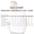 thumbnail image 4 of Crown Craze® Unisex Dryblend Short Sleeve T-Shirt, 50/50 Cotton/Polyester Casual Plain Tee (Black, M), 4 of 6
