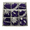 Purple#005, variant on Qwtwty 9Pcs Velvet Christmas Ball Ornaments Set, 8cm Shatterproof Diamonds Encrusted Hanging Baubles for Christmas Tree Holiday Party Decor, Gray