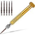 thumbnail image 1 of Mini Screwdriver Set, 5-in-1 Multifunctional Screwdriver Slotted And Phillips Professional Precision Tiny Screwdriver Set For Eyeglass, Sunglass, Watc, 1 of 5