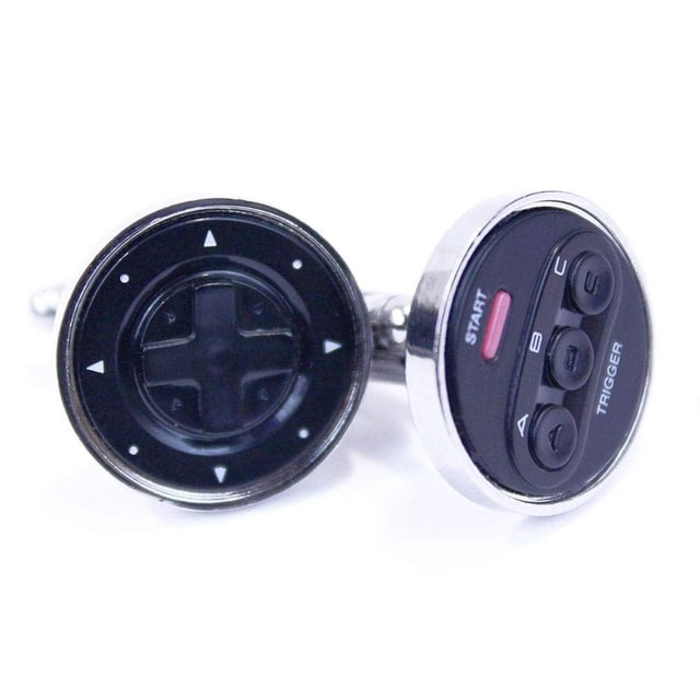 Controlador oficial Sega Mega Drive Numskull de Cufflinks, color negro