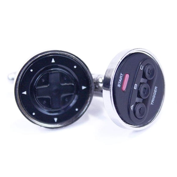 Controlador oficial Sega Mega Drive Numskull de Cufflinks, color negro