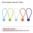thumbnail image 3 of Magnetic Cable Clips 7.5 Inch x 0.6 Inch 5 Color for Home, Kitchen, Office, 10 Pcs, 3 of 5