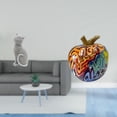 thumbnail image 2 of Estatua de gato, figura de escritorio, adorno de resina, escultura en miniatura, decoración de mesa, estante, arte moderno único, adecuado para sala d, 2 of 8