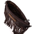 thumbnail image 7 of Wrangler Crossbody Small Purse for Women Wristlet Fringe Bag Western Purse, Oakwood, 7 of 7