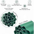 thumbnail image 2 of Garden Edge Boarder For Lawn And Patio, Easy To Install Interlocking Landscaping Edging Prevents Grass Overgrowth And Creates Aesthetic Garden Borders, 2 of 5