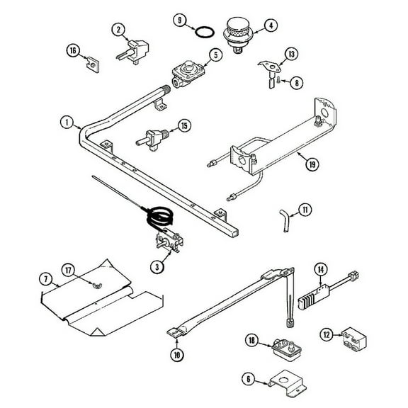 Whirlpool WP5187M026-60 Orifice - OEM Part