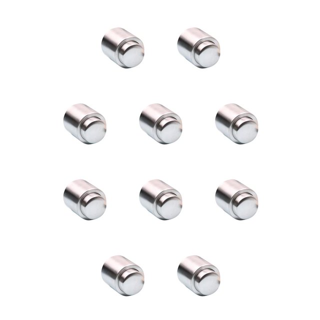Wosthever Tapón de botella de vino al vacío de acero inoxidable, almacenamiento sellado, tapón de flujo de licor de alta calidad, 1 Uds. PC 1 10piezas Wosthever CBP254778