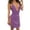 Purple, variant on Womens Elegant Solid Sleeveless Dress For Evening Events A Line Party Dress For Formal Occasions Piece LBD Style Fitting Prom Dresses, Size S