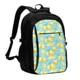 thumbnail image 1 of Fotbe Yellow Lemon Mochila con Estampado y Puerto USB para Hombre y Mujer, Mochila Antirrobo, Mochila de Viaje, Mochila Escolar, Mochila Universitaria, 1 of 7
