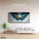thumbnail image 2 of Cuadro Decorativo Canvas Revolution Vuelo Celestial 120x60 Marco Blanco, 2 of 3