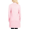 thumbnail image 3 of Women's Casual Long Sleeves Side Pockets Solid Cardigan, 3 of 3