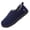Navy Blue, variant on LongBay Men's Slippers Non-Slip Indoor Outdoor for Warm Fleece Lined House Memory Foam Shoes