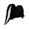 thumbnail image 4 of Funda para casco de esquí, gorro de punto cálido y creativo, decoración para casco de esquí para mujeres y hombres, negro, 4 of 8