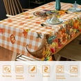 thumbnail image 3 of Thanksgiving Tablecloth Round 70 Inch, Turkey Pumpkins Table Cloth Holiday Indoor Decor for Dining Room Party, 3 of 5