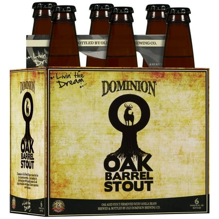 Dominion Oak Barrel Stout Beer, 6 Pack 12 fl. oz. PackBottles