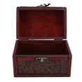 thumbnail image 3 of Caja organizadora de joyería, caja portátil de madera de PU, caja de almacenamiento para exhibición de joyas (6262C016262 New GrapeS), 3 of 12