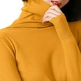 thumbnail image 4 of Sweaters For Women Cotton Knitted Plain Turtleneck Long Sleeve Slim Fit Pullover Sweater Soft Warm Elegant Winter Top M Womens Sweaters, 4 of 5