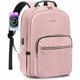 thumbnail image 1 of Mochila para portátil LOVEVOOK para mujer, 15.6 pulgadas, impermeable, rosa, 1 of 8