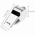 thumbnail image 2 of Metal Sport Whistle 2 Pack, 2 of 8