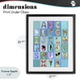 thumbnail image 4 of Stupell Industries Contemporary Animal Alphabet in Blue Black Framed Print Under Glass, 17 x 21, by Carla Daly, 4 of 8