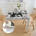 thumbnail image 2 of Acheng Dinosaur Square Tablecloth Full Width Single-Sided Printing 100% Polyester Fiber 52*52, 2 of 8