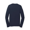 thumbnail image 6 of Port & Company Long Sleeve Blended Performance Tee (PC381LS) Deep Navy, XL, 6 of 6