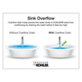 thumbnail image 5 of KOHLER Verticyl Oval Vitreous China Undermount Bathroom Sink in White with Overflow Drain, 5 of 7