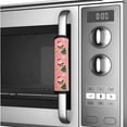 thumbnail image 4 of ZIATUBLES Refrigerator Door Handle Covers Protective Kitchen Appliance Gloves Fridge Microwave Dishwasher Washable Soft Handle Cloth, 6 PCS, Santa Claus Christmas Tree Gingerbread Man Pink, 4 of 7