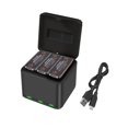 thumbnail image 2 of Estuche de carga, concentrador de USB de 3 puertos compatible con carga rápida 3.0 para cámara de acción , carga de y almacen Yotijar Caja de carga de drones, 2 of 7