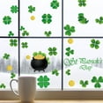 thumbnail image 4 of St Patrick's Day Window Clings Extra Large Shamrocks Window Decals Stickers for Glass Home Decor, Spring Window Decoration, and Seasonal Holiday Display, 4 of 8