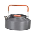 thumbnail image 4 of Camping Tea Kettle Drinkware Picnic Coinacer con asa Tetera de té portátil para tapa de campamento para caminar para viajar 1.1L 15x15x7.9cm, 4 of 8
