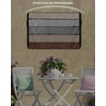 thumbnail image 6 of Outdoor TV Cover 40 to 43 Inch Weatherproof, Vintage Farmhouse Waterproof TV Screen Protector for Outside Decor with Zipper and Pocket 40"L x 25"H , Country Rustic Wood Textured Brown Tan, 6 of 7