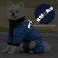 thumbnail image 3 of Pet Dog Warm Padded Jacket Waterproof Clothes Puppy Winter Ermal Coat Reflective Apparel, 3 of 3