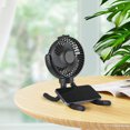 thumbnail image 2 of Mainstays Rechargeable Personal Flex Fan with Adjustable Tripod, 2 of 7