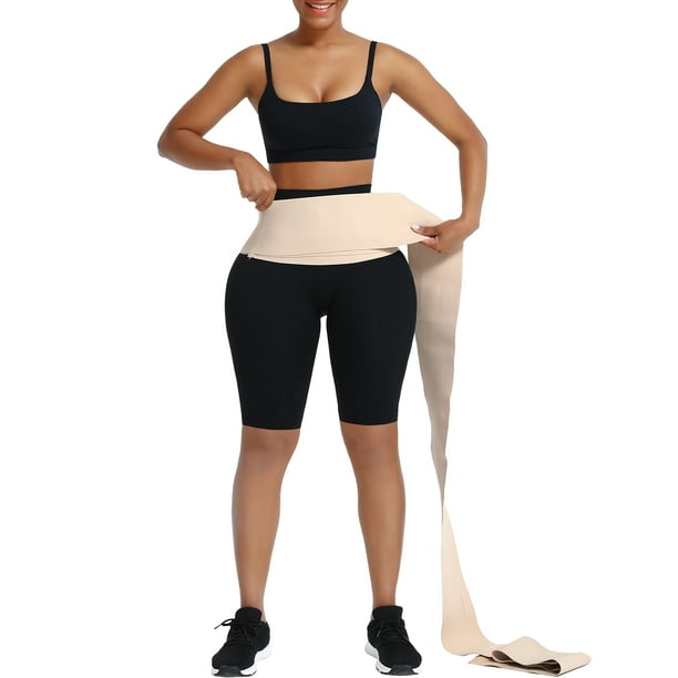 Wrap Around Waist Trainer for Women Snatch Bandage Tummy Control Sweat