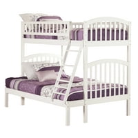 Richland Bunk Bed Twin over Full in White
