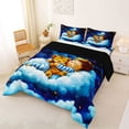thumbnail image 2 of Erosebridal Cute Boy Tiger Full Size Comforter Sets, Dreamy Galaxy Sky Bedding Sets, 3-Piece, 2 of 6