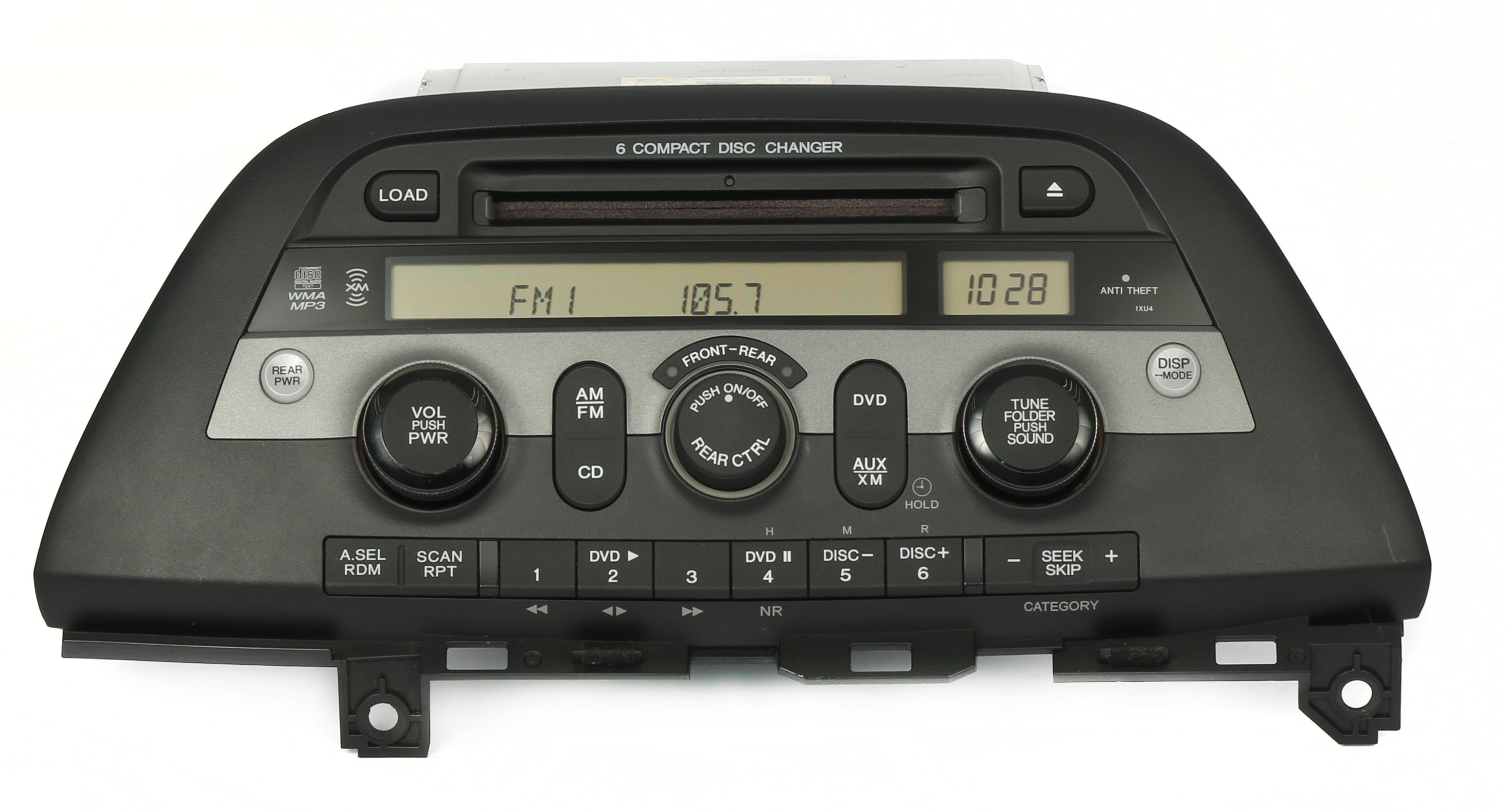 Restored Honda Odyssey 2005-2010 AM FM Radio mp3 6 CD Receiver 39100-SHJ-A310 - Face 1XU4 (Refurbished)