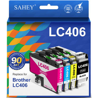 Brother Genuine LC406BKS INKvestment Inkjet Cartridges, High Yield ...