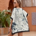 thumbnail image 4 of Marble Texture Women's Swimsuit Coverup Summer Beach Cover Up Bathing Suit Dress, 4 of 6