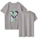 thumbnail image 1 of Pop cazadora para niña Demon Hunters Graphic Round-Neck Short Sleeve T Shirt For Kids Youth Fashion Tee With Cartoon Print Design Soft Blend Top For Children （Gray）, 1 of 3