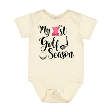 

Inktastic My 1st Golf Season Gift Baby Girl Bodysuit