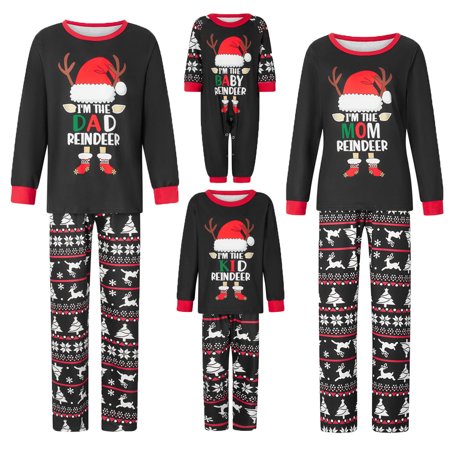 

Christmas Family Matching Pajamas Set for Women Men Kids Girls Boy Sleepwear Loungewear