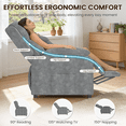 thumbnail image 6 of Erinnyees Electric Recliner Chair,Oversized Recliner Chair with USB Charging Port and Convenient Side Pockets,Reclining Sofa Chairs for Living Room Bedroom, Dark Gray, 6 of 9