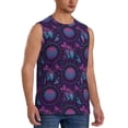thumbnail image 2 of Balery Purple Dreamcatcher1 Camisetas sin mangas para hombre, absorbe la humedad y protege contra el mal olor.-Large, 2 of 7