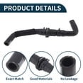 thumbnail image 4 of Manguera del radiador, manguera de calefacción del radiador, tubo de salida del radiador para Audi A6 2.0L 2016-2018 No. 4G0122445L, tubo de refrigerante de goma negro 1 Pc, 4 of 6