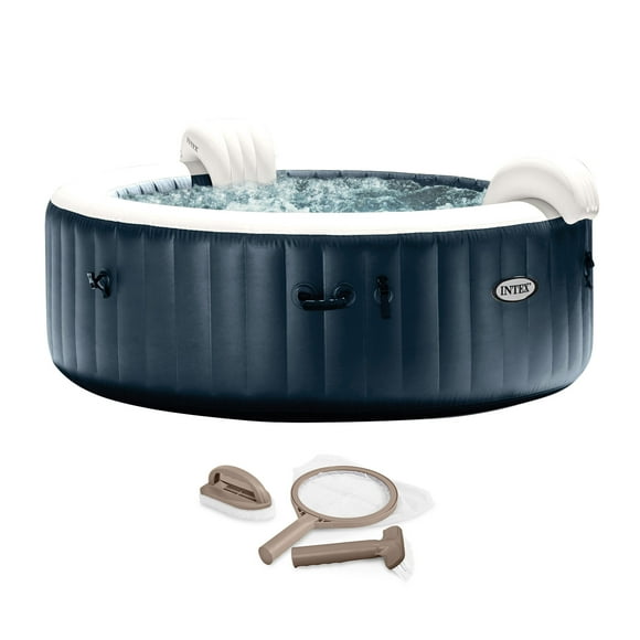 Intex PureSpa Plus Portable Inflatable Hot Tub Jet Spa w/ Accessory Kit
