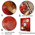 thumbnail image 3 of Designart "Triumph Of The Regal Red Trumpet IV" Music Floater Framed Wall Art Prints, 3 of 5
