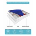 thumbnail image 5 of Quilts Queen Size, Puerto Rican Flag Soft Comforter Bedding Set for Bed, Vintage Geometric Art Wooden Lightweight Quilted Bedspread with Pillow Cover(2 Pieces) for All Season, 90x96 Inch, 5 of 6